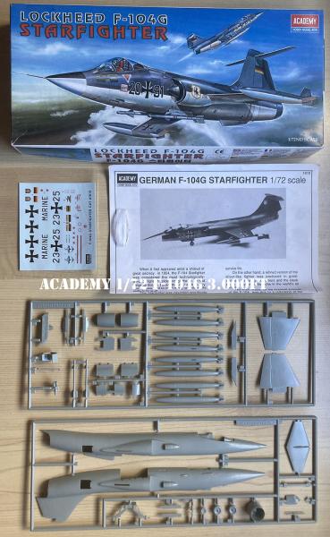 2025-12-14 F-104G Academy 1-72 3000Ft_