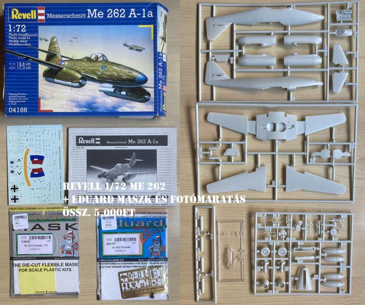 2025-12-14 Me 262 Revell 1-72 5000Ft_