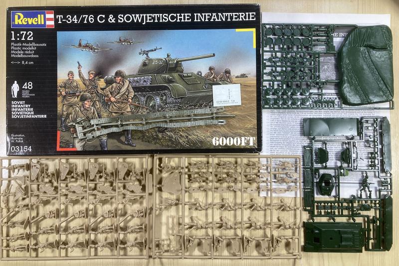 2025-12-14 T-34÷76C + Sowjetische Infanterie Revell 1÷72 6000Ft_