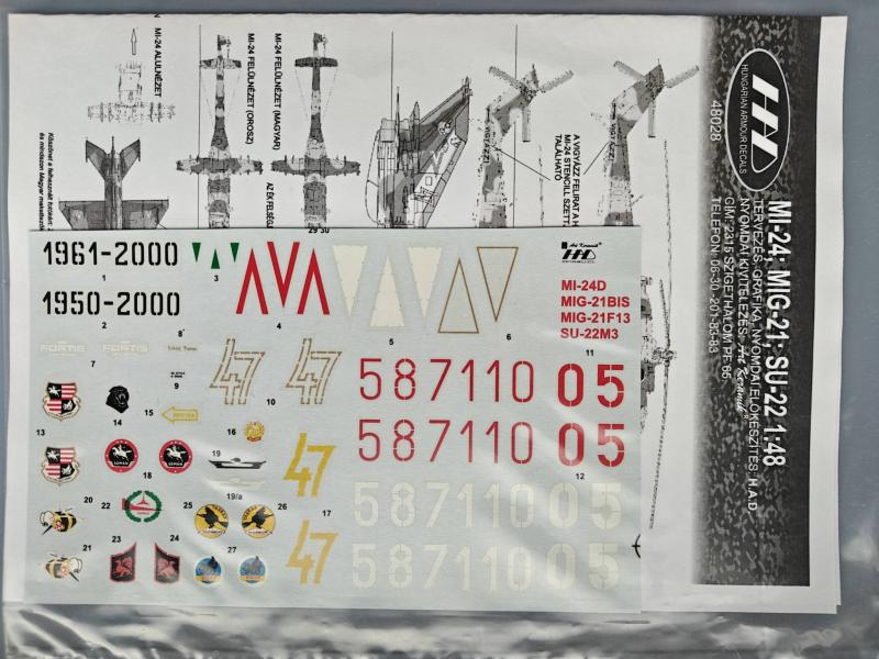 #ÚJ-Matrica_MiG-21_Su-22_Mi-24_HAD_1-48_5000Ft