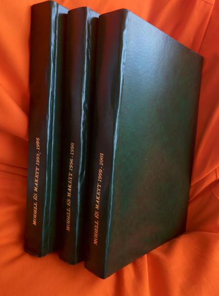 Modell és makett 1993-2001-9 évfolyam, három kötetben-19900Ft-1