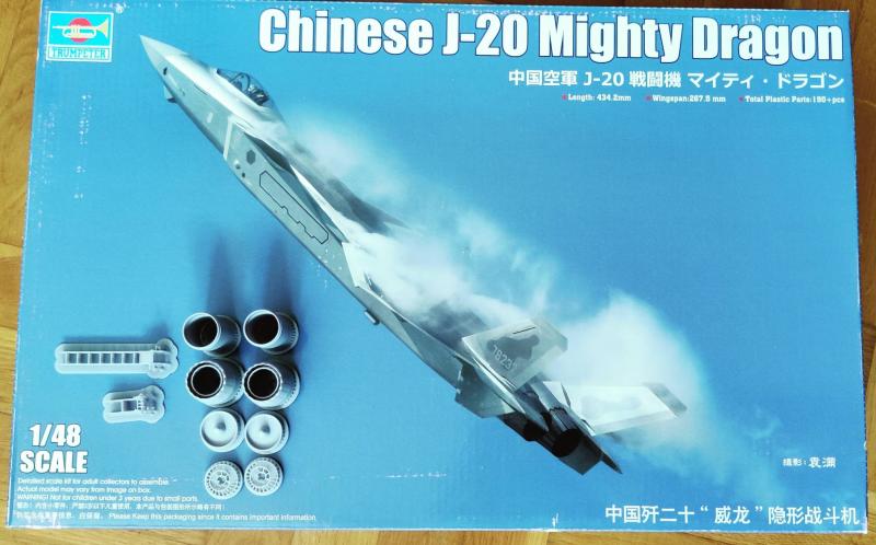 J-20+egyedi 3d kiömők+3D létra_Trumpeter 1-48_30000Ft_1