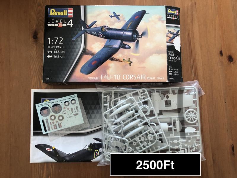 1:72 Revell F4U1B corsair