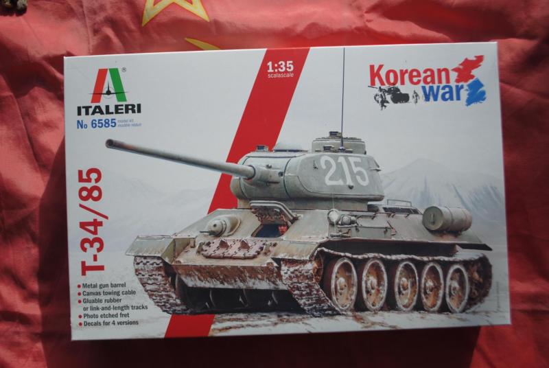T-34/85 Korean war
1:35 Italeri