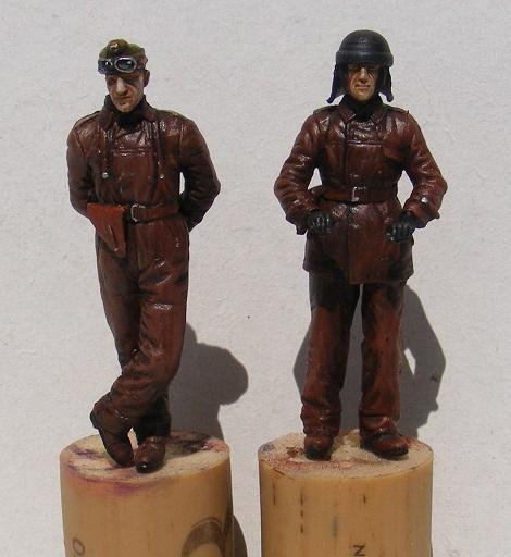 A Miniart bőrruhás magyar harckocsizói