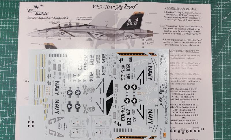 A VF-Decals matricái