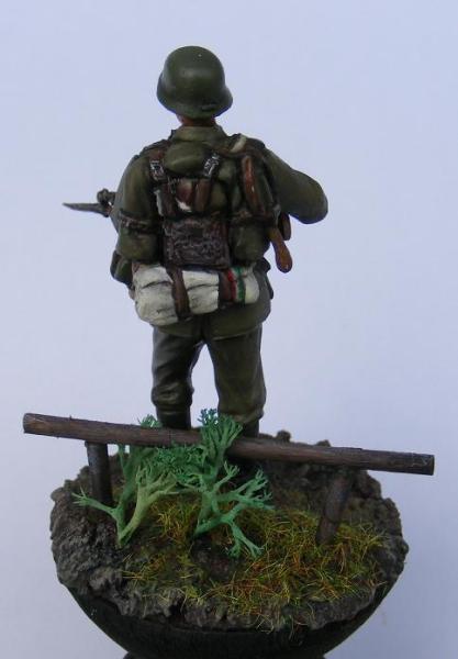 Felszerelési tárgyak green stuffból