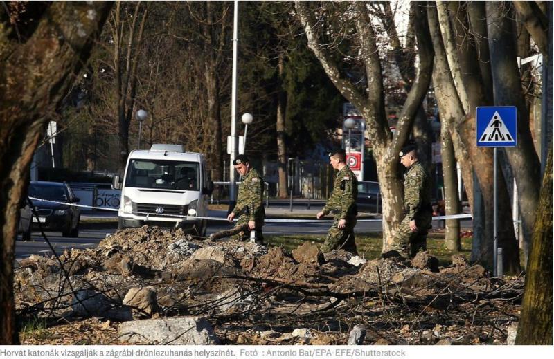 A becsapódás helyén hagyott kráter