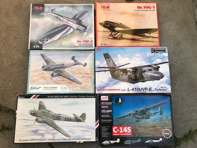 1

1:72 He-70F2: 8000Ft
1:72 He-70G1: 8000Ft
1:72 Potez: 8500Ft
1.72 L-410: 9000Ft
1:72 FW-58: 12000Ft
1:72 C-145 12000Ft