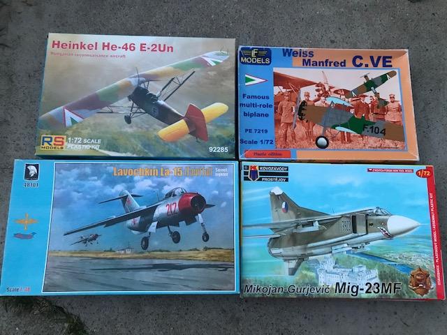 4

1:72 He-46: 8500Ft
1:72 Weiss Manfred: 8500Ft
1:48 La-15: 16000Ft
1:72 Mig-23Mf: 7000Ft