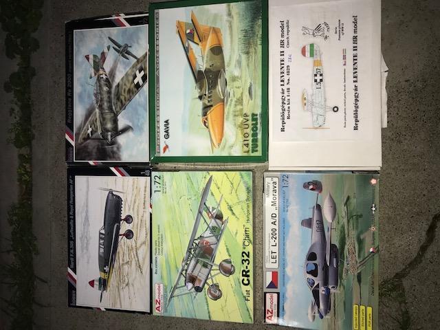 5

1:48 Nardi: 10000Ft
1:72 Re-2000 Héja: 10000Ft
1:72 Fiat cr-32: 6500Ft
1:72 L-200 Morava: 6500Ft
1:72 L-410: 12000Ft
1:48 Levente II: 11000Ft
