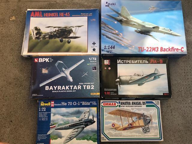 9

1:72 He-45: 8000Ft
1:144: Tu-22 15000Ft
1:72 Bayraktar dual combo: 10000Ft
1:72 La-9: 7000Ft
1:72 He-70: 5000Ft
1:72 antara ds: 8000Ft