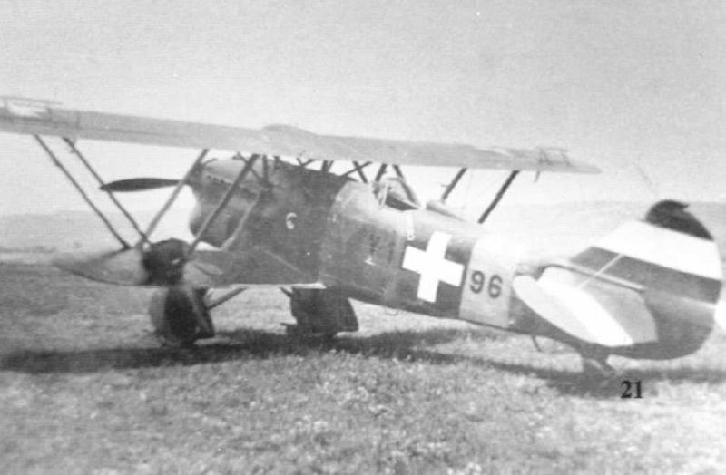 A Puma század V.1+96 jelű CR.32-ese
