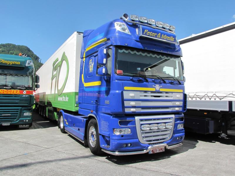 Egy eredeti DAF XF105 SSC kamion