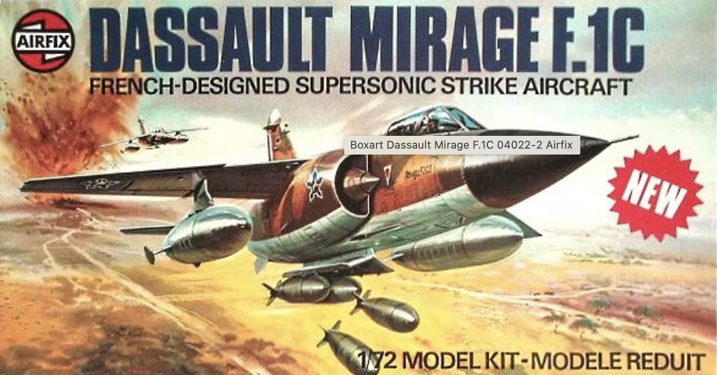 Airfix Mirage F1C 1978-ból
