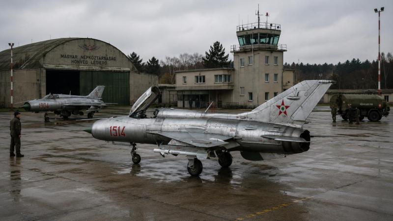 MiG-21PF az AI által generált környezetben
