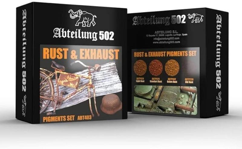 Rust pigmentek