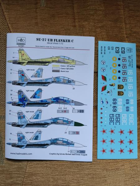 3000 Szu-27UB matrica