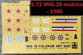 72 - MIG-29 MATRICA