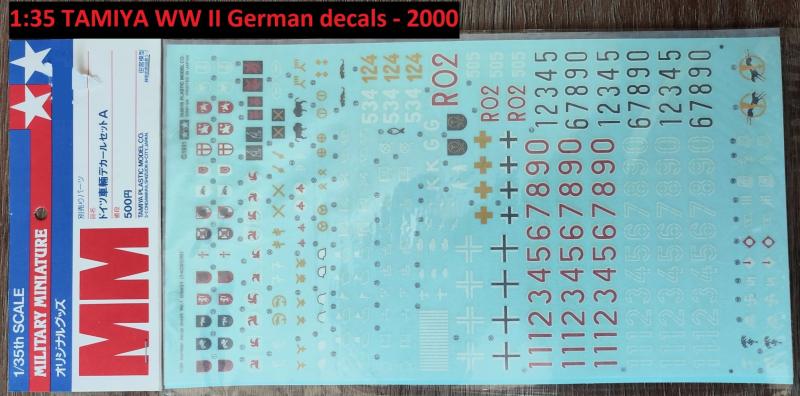 35 - GERMAN DECALS