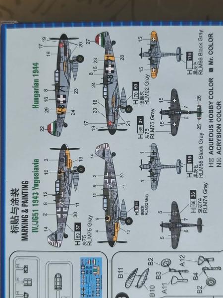 Me109 MAGYAR MATRICÁS