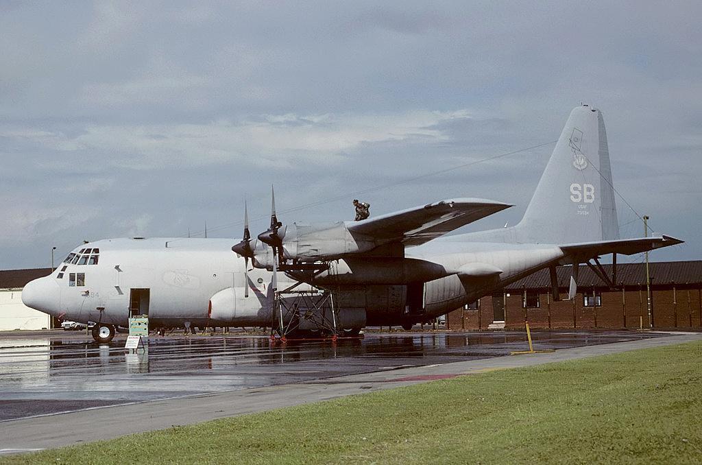 A 73-1594 gép Sembach repterén