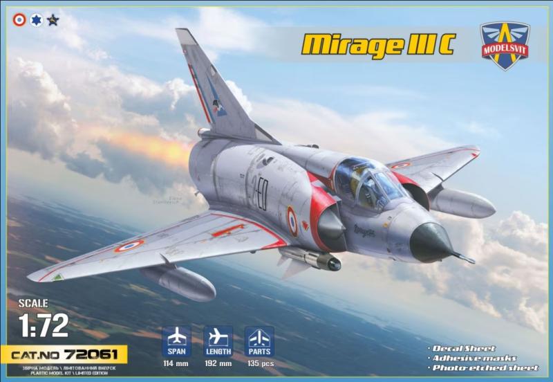72 Modelsvit Mirage IIIC 8500Ft