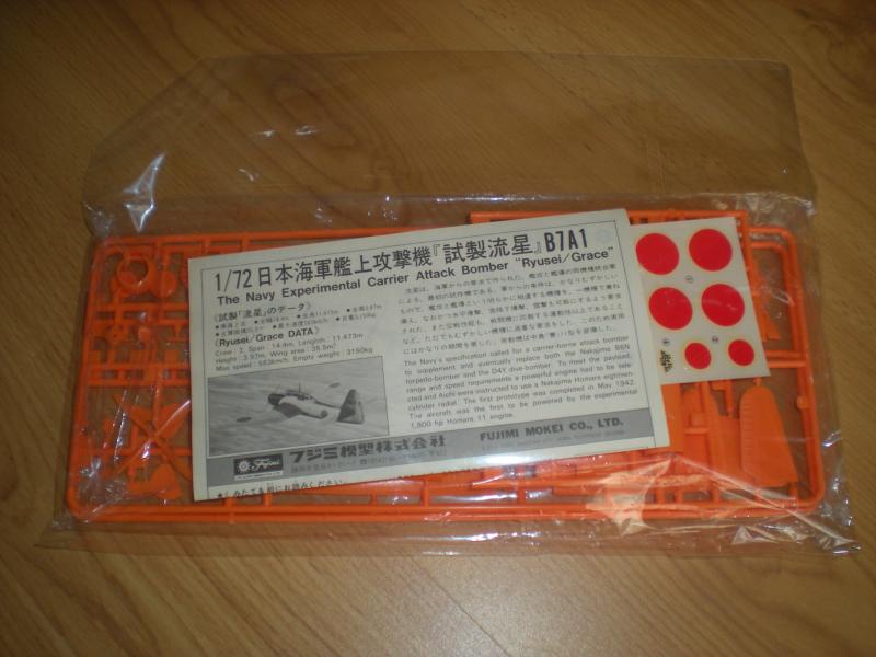 1/72! Doboz hiányzik! Másik készlet B7A1 útmutatóval! 3900-